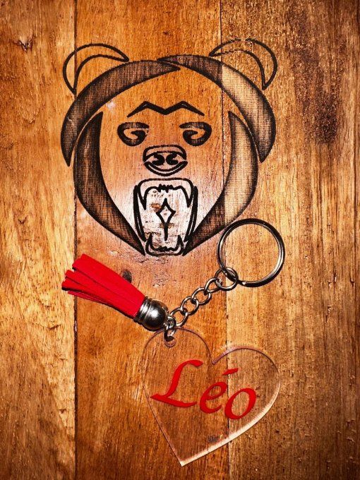 Porte clef coeur