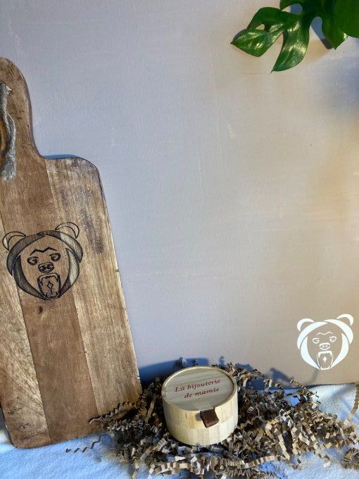 Boite à bijoux avec miroir 